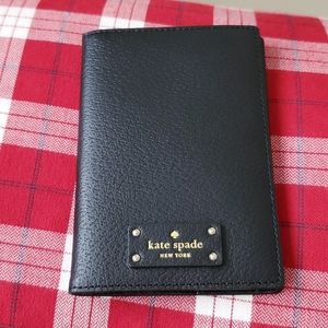 KATE SPADE IMOGENE LEATHER PASSPORT WALLET